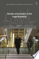 Gender And Careers In The Legal Academy 1st Edition Ulrike Schultz
