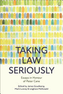 Taking Law Seriously James Goudkamp Mark Lunney Leighton Mcdonald