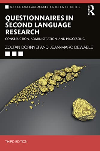 Questionnaires In Second Language Research 3rd Edition Zoltn Drnyei