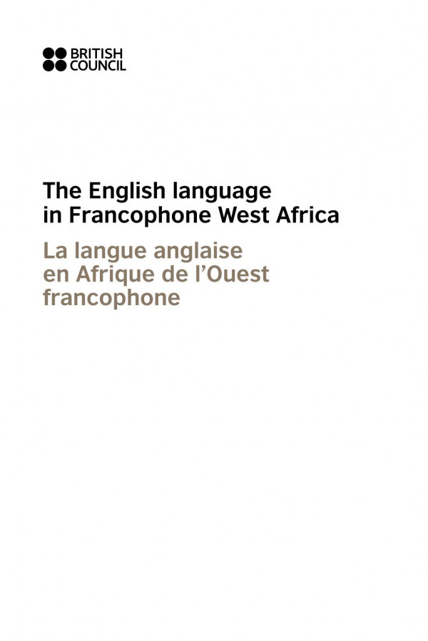Langue Anglaise En Afrique De Louest Francophone Hywel Coleman