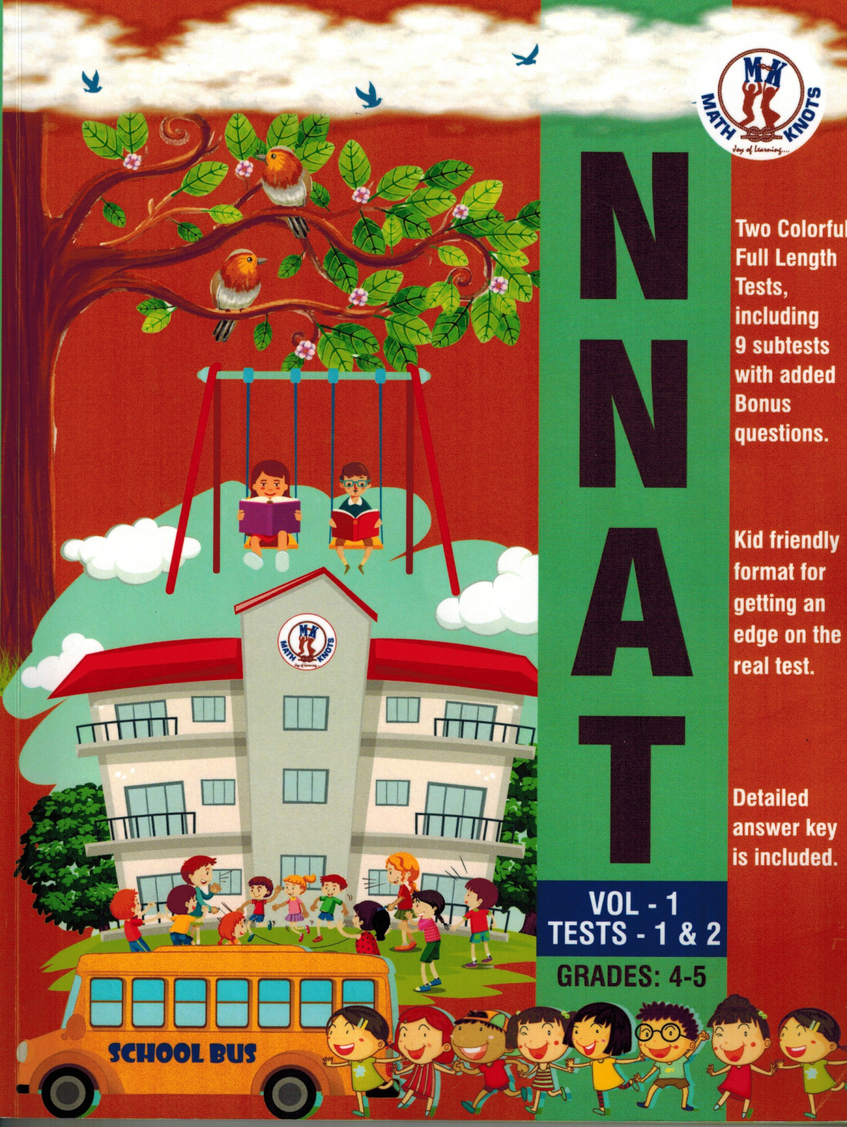 Naglieri Nonverbal Ability Test Nnat Volume 1 Tests 1 2 Grades 45 1st Edition Math Knots Gowri M Vemuri