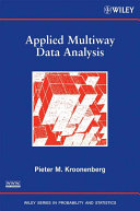 Applied Multiway Data Analysis Pieter M Kroonenberg