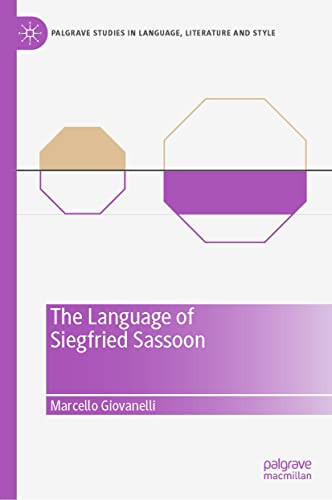 The Language Of Siegfried Sassoon Marcello Giovanelli