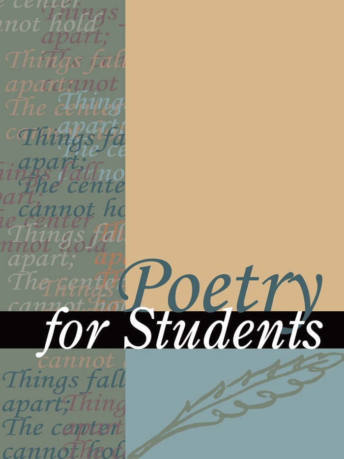 Poetry For Students Volume 20 Anne Marie Hacht