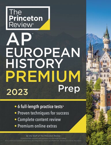 Princeton Review Ap European History Premium Prep 2023 The Princeton Review