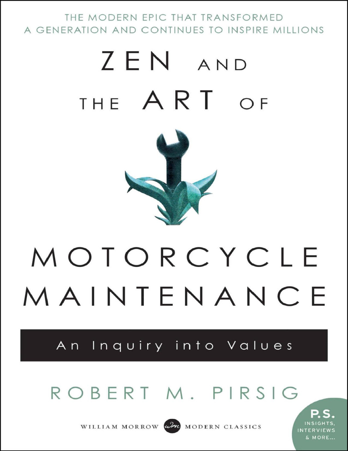 Zen And The Art Of Motorcycle Maintenance Robert M Pirsig