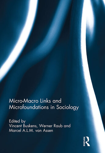 Micromacro Links And Microfoundations In Sociology Vincent Buskens