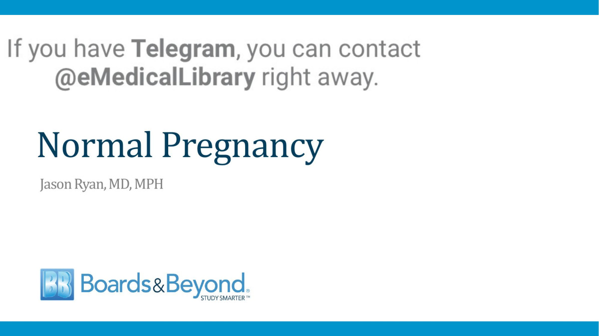 Normal Pregnancy Jason Ryan
