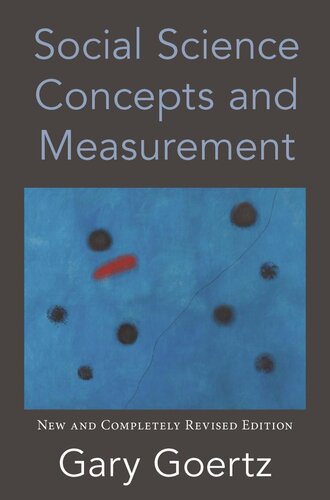 Social Science Concepts And Measurement Gary Goertz