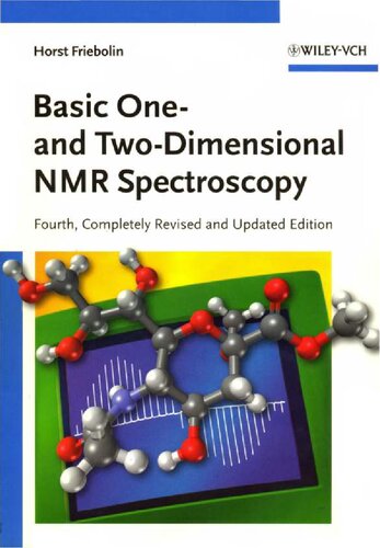 Basic One And Twodimensional Nmr Spectroscopy 4th Edition Horst Friebolin