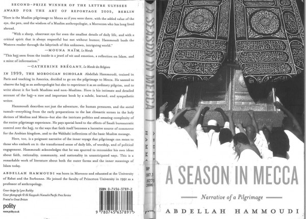 A Season In Mecca Abdellah Hammoudi