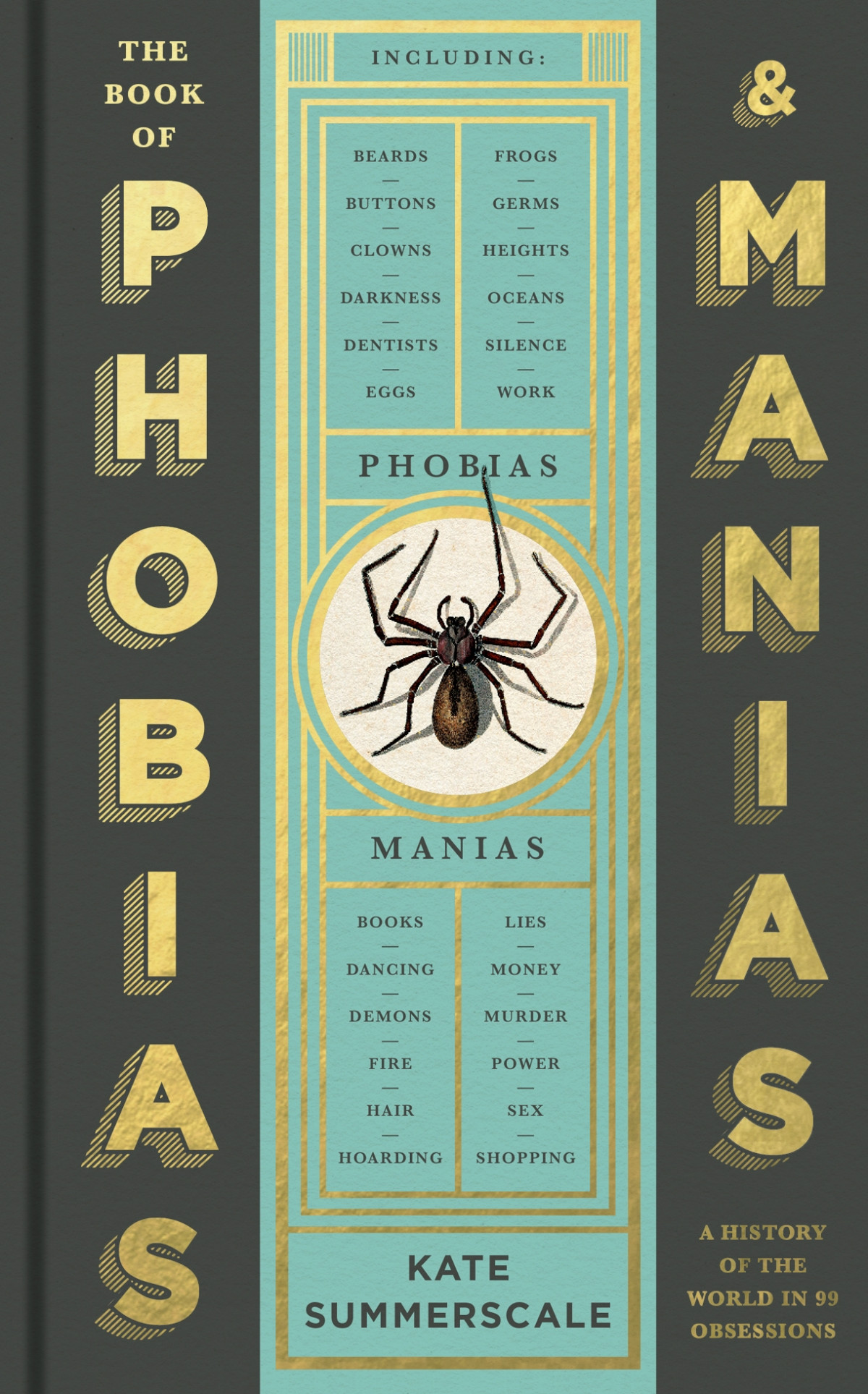 The Book Of Phobias And Manias A History Of The World In 99 Obsessions 1st Edition Kate Summerscale