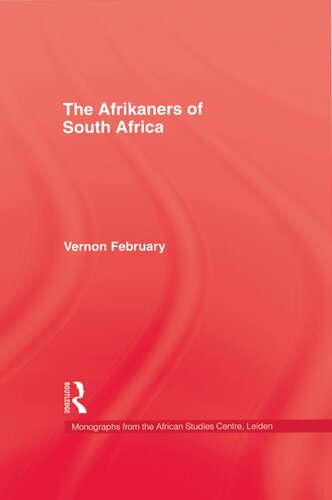 The Afrikaners Of South Africa Vernon February