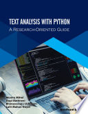 Text Analysis With Python A Research Oriented Guide Mamta Mittal