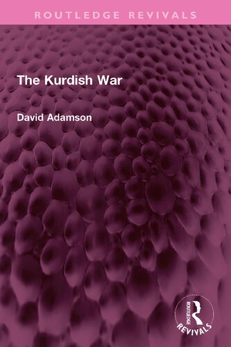 The Kurdish War David Adamson