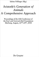 Aristotles Generation Of Animals A Comprehensive Approach Sabine Fllinger