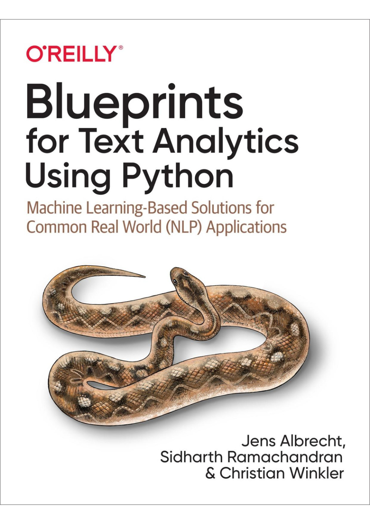 Blueprints For Text Analytics Using Python Jens Albrecht Sidharth Ramachandran