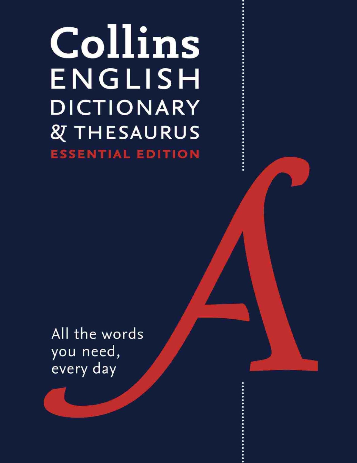 Collins English Dictionary And Thesaurus Paperback Edition Allinone Support For Everyday Use Collins Dictionaries