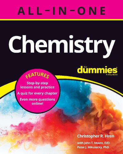 Chemistry Allinone For Dummies 1st Christopher R Hren John T Moore