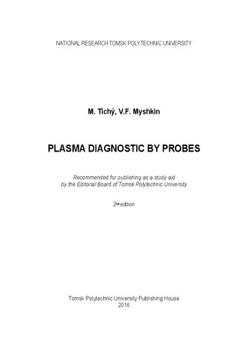Plasma Diagnostic By Probes M Tich Vf Myshkin