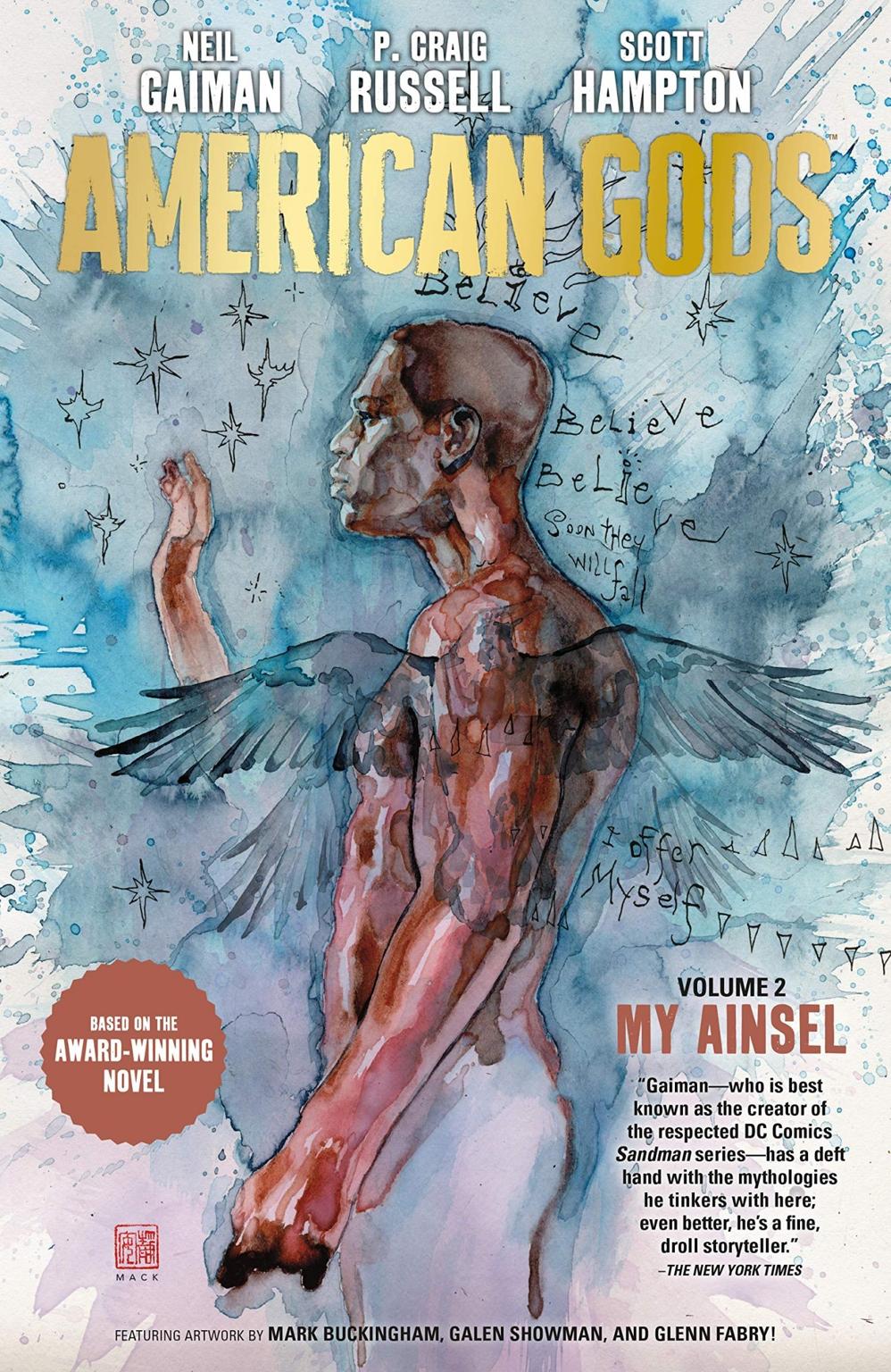 American Gods Volume 2 My Ainsel Graphic Novel Neil Gaiman
