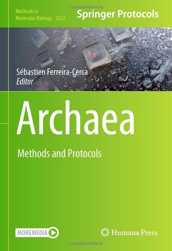 Archaea Methods And Protocols Sbastien Ferreiracerca