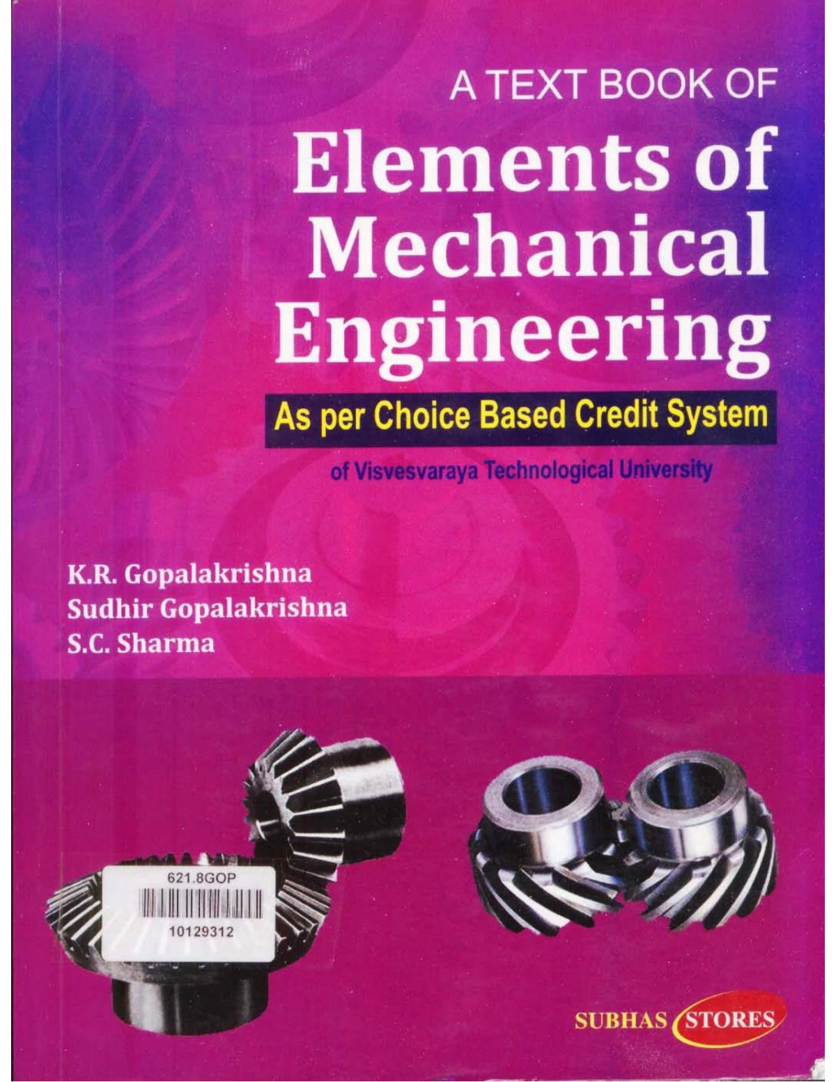 Elements Of Mechanical Engineering Kr Gopala Krishna