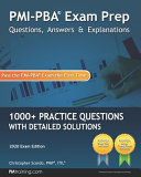Pmipba Exam Prep Questions Answers And Explanations Christopher Scordo