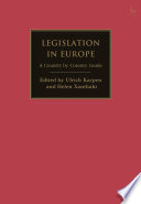 Legislation In Europe A Country By Country Guide 1st Edition Ulrich Karpen