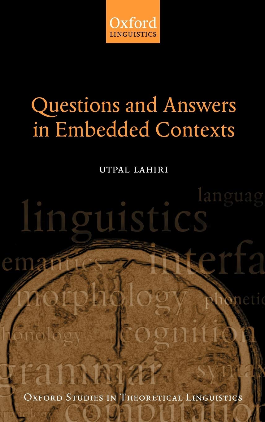 Questions And Answers In Embedded Contexts 1st Edition Utpal Lahiri