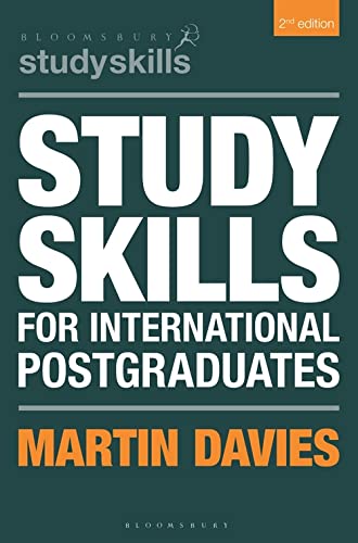 Study Skills For International Postgraduates 2nd Edition Martin Davies