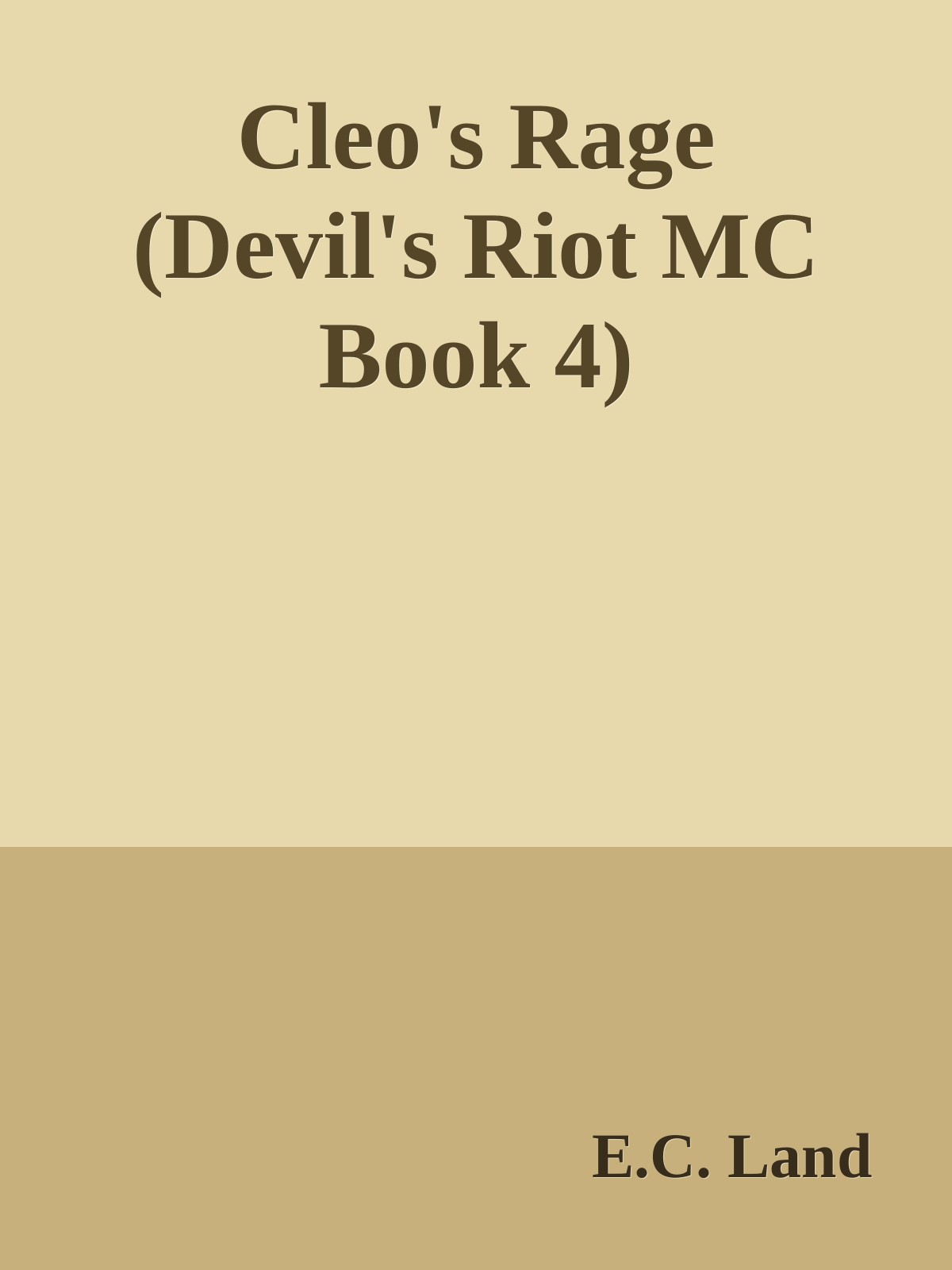 Cleos Rage Devils Riot Mc Book 4 Ec Land