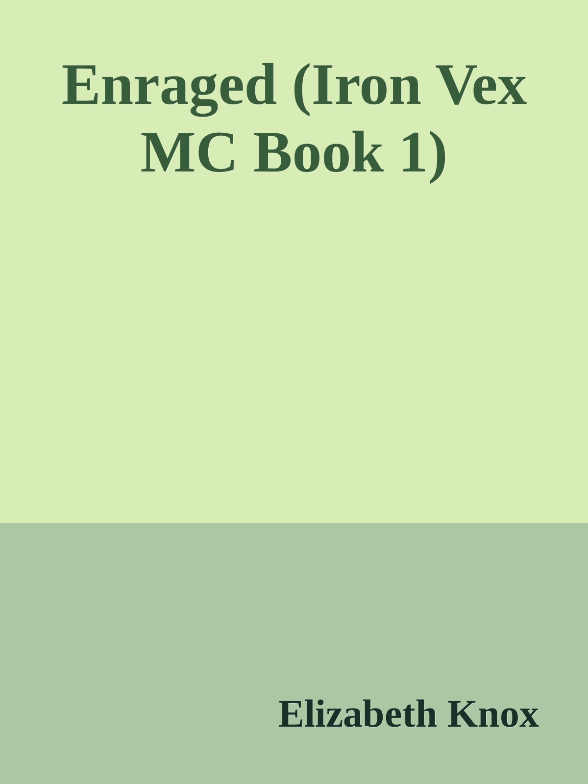 Enraged Iron Vex Mc Book 1 Elizabeth Knox