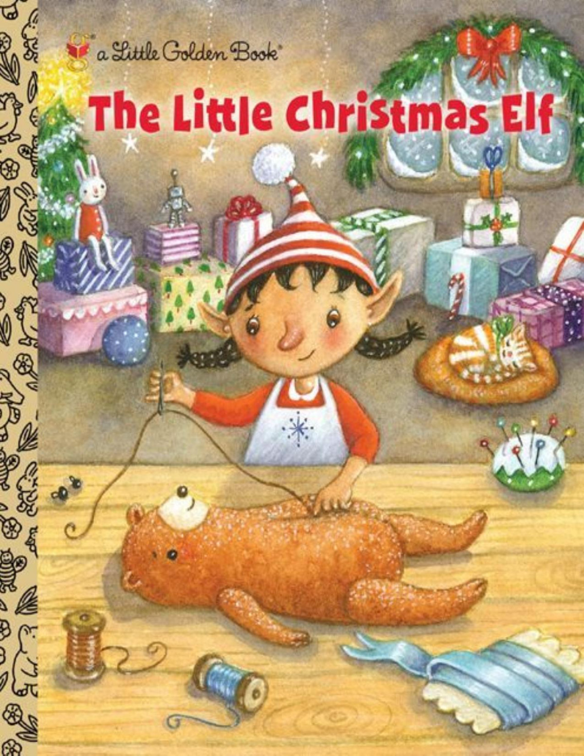 The Little Christmas Elf Little Golden Book Nikki Shannon Smith
