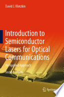 Introduction To Semiconductor Lasers For Optical Communications An Applied Approach 2nd Ed 2nd Edition David J Klotzkin