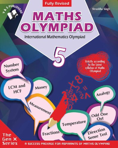 International Maths Olympiad Class 5 With Omr Sheets Singh Shraddha