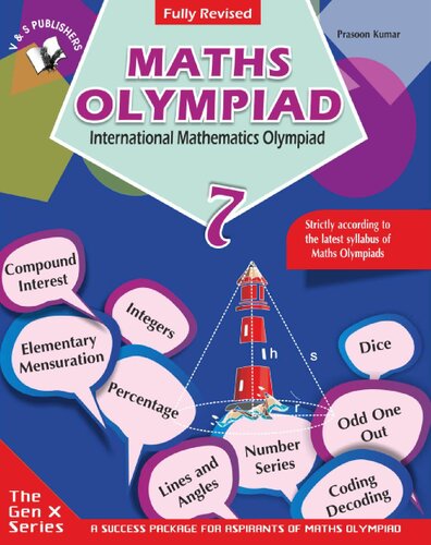 International Maths Olympiad Class 7 With Omr Sheets Kumar Prasoon