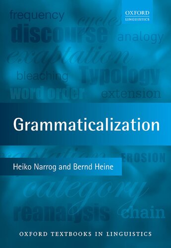 Grammaticalization Heiko Narrog Bernd Heine