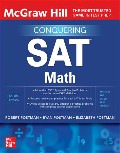 Mcgraw Hill Conquering Sat Math 4th Edition Robert Postman Ryan Postman