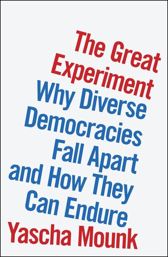 The Great Experiment Why Diverse Democracies Fall Apart And How They Can Endure Yascha Mounk