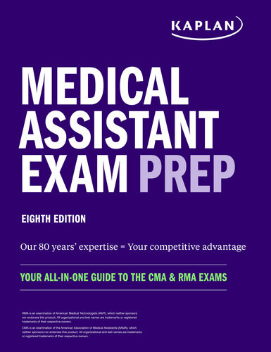 Medical Assistant Exam Prep Your Allinone Guide To The Cma Rma Exams Kaplan Nursing