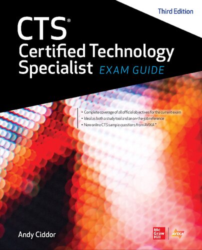 Cts Certified Technology Specialist Exam Guide 3rd Edition Infocomm International