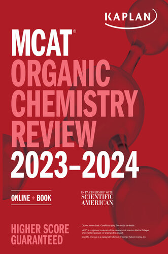 Mcat Organic Chemistry Review 20232024 Online Book Kaplan Test Prep