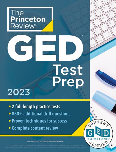 Princeton Review Ged Test Prep 2023 2 Practice Tests Review Techniques Online Features The Princeton Review