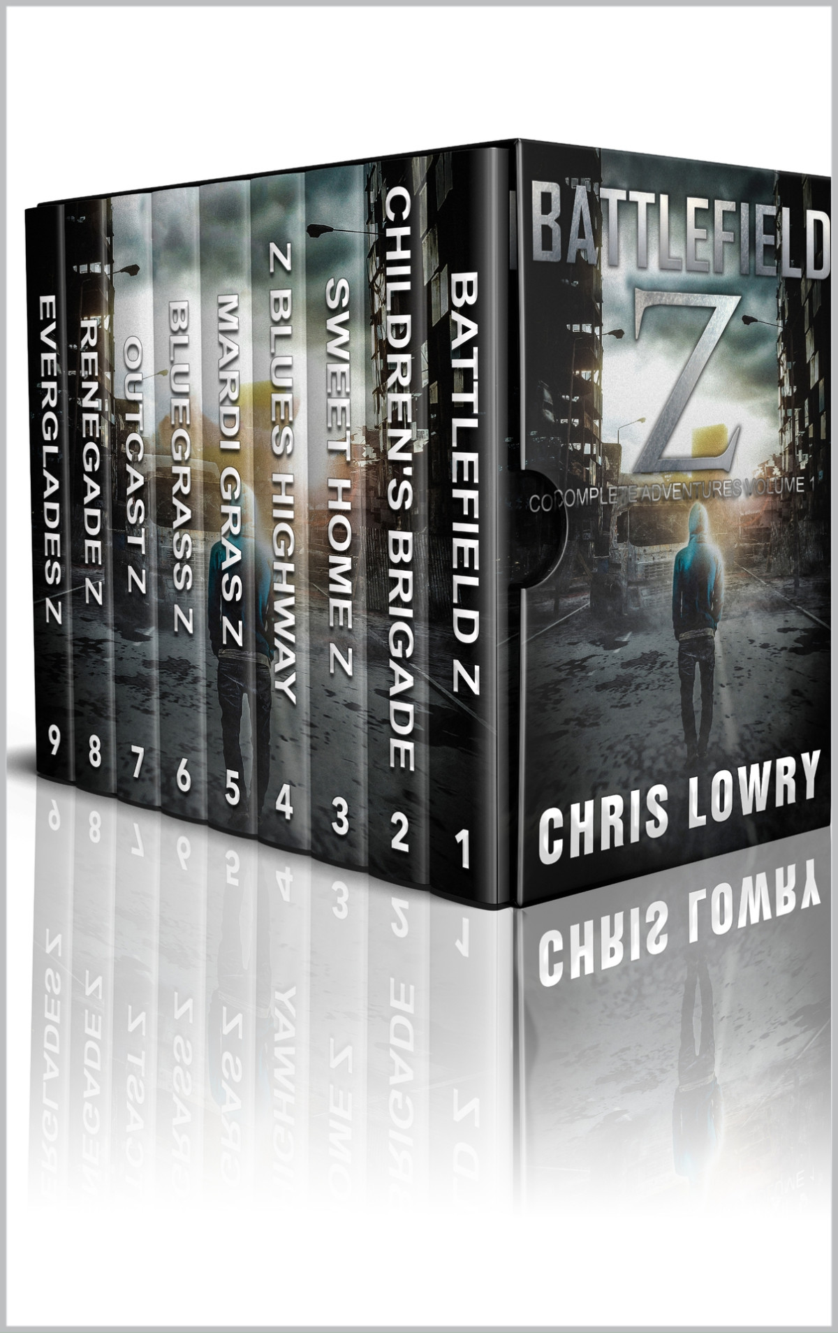 Battlefield Z Complete Adventures A Science Fiction Post Apocalyptic Comedy Collection Volume Book 1 Chris Lowry