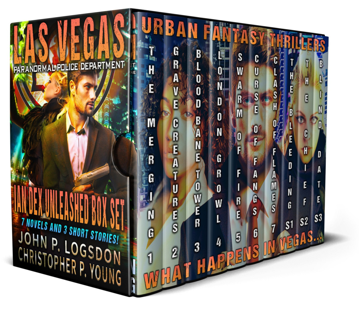 Las Vegas Paranormal Police Department Ian Dex Unleashed Box Set Hilarious Urban Fantasy Thrillers John P Logsdon Christopher P Young
