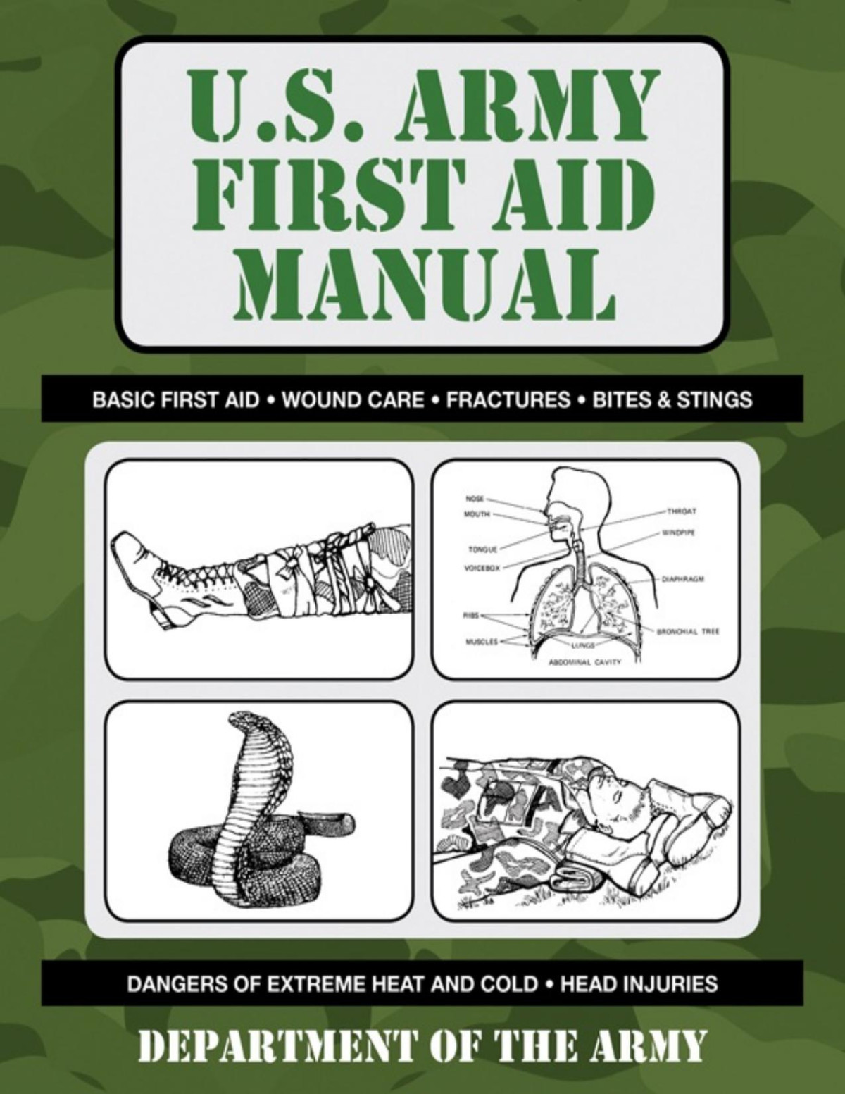 Us Army First Aid Manual Department Of The Army