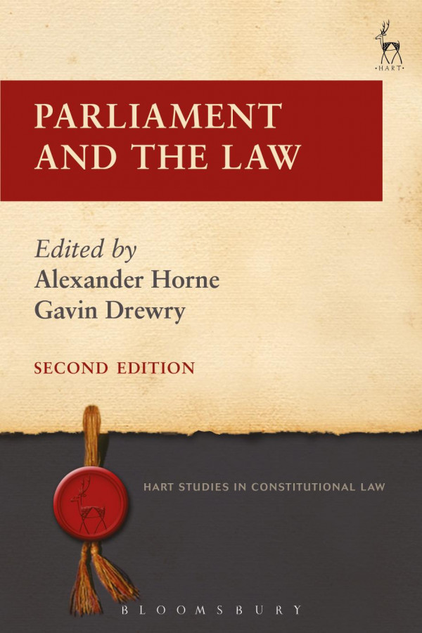 Parliament And The Law 1st Edition Alexander Horne Gavin Drewry