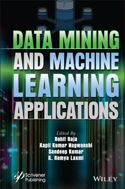 Data Mining And Machine Learning Applications Rohit Raja Kapil Kumar Nagwanshi