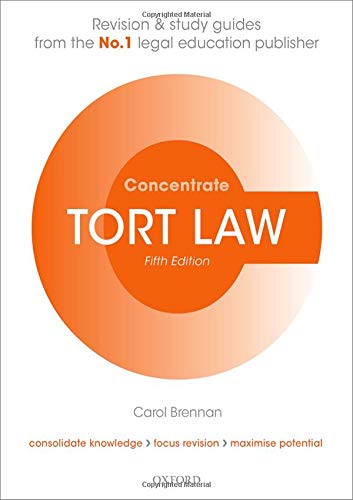 Tort Law Concentrate 5th Edition Carol Brennan